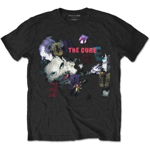The Cure The Prayer Tour 1989 Robert Smith Official Men's T-Shirt