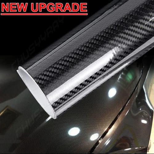 Auto Accessories 7D -Glossy Carbon Fiber Vinyl Film Car Interior Wrap Stickers