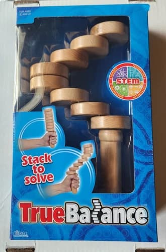 True Balance Handheld Wooden Toy by Excite "STEM" Coordination New/Sealed