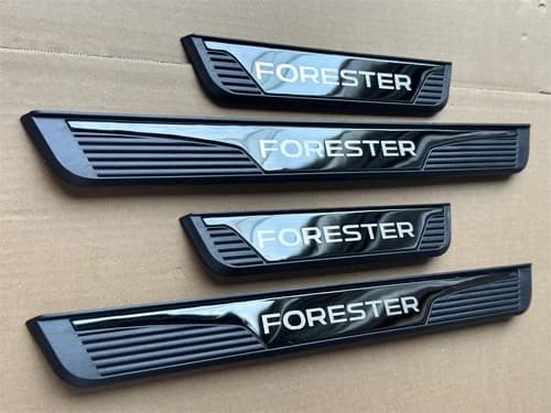 For Subaru Forester Car Accessories Door Sill Plates Cover Guard Protector Trim