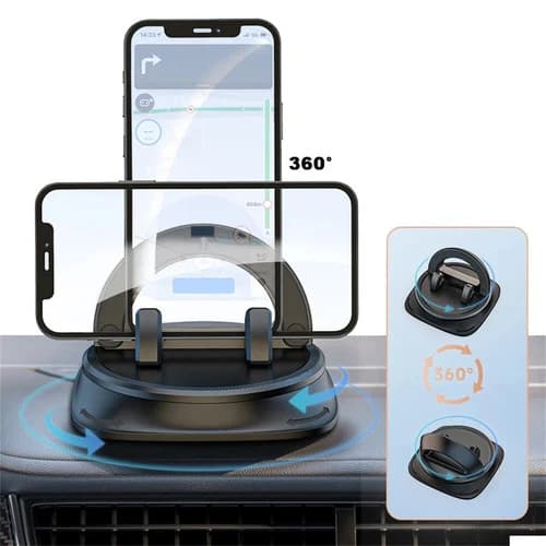 Adhesive 360° Rotatable Navigation Dashboard Phone Holder Stand car Accessories