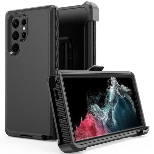 For Samsung Galaxy S23 Ultra Case /S23/S23 Fe Cover Fit Otterbox Defender+Screen