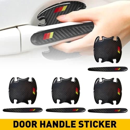 NEW LISTING8PCS Car Door Handle Bowl Anti Scratch Protector Sticker Cover Accessories Trims