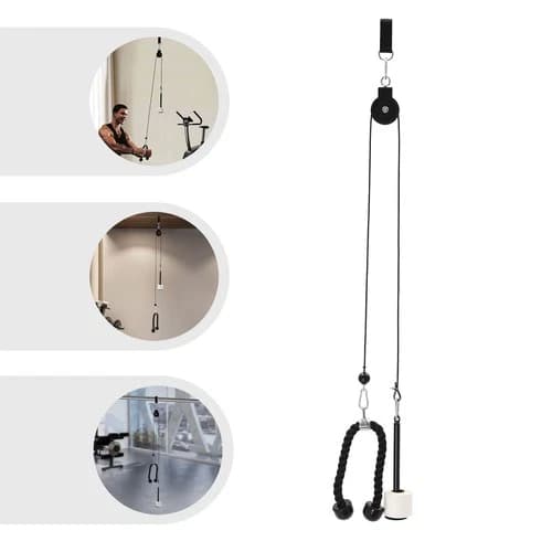 Cable Pulley System Weight Pulley Tool Training Equipment Sport 220.46lbs Home