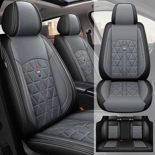 Car Accessories 5-Seat Covers PU Leather For Kia Optima 2016-2020 Cushion Gray
