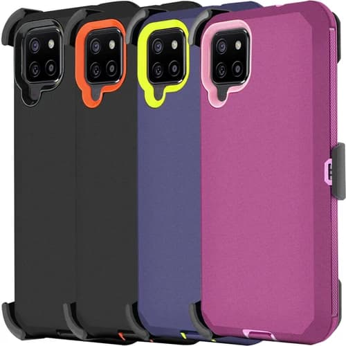 for Samsung Galaxy A42 5G Rugged Belt Clip Hybrid Phone Case Screen Protector