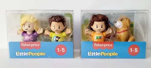 Fisher-Price Little People Toddler Toys Pair of Figure Packs, 2 Characters Each