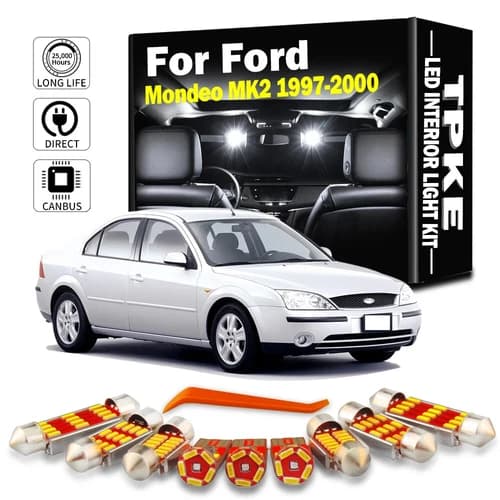 10Pcs LED Interior Map Light Kit For Ford Mondeo MK2 1997-2000 Car Accessories