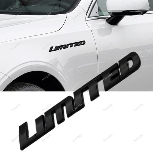 3D Limited Edition Logo Car Chrome Emblem Badge Decal Sticker Trim Accessories