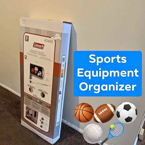 Coleman Easy Mount Sports Equipment Organizer Model 40455
