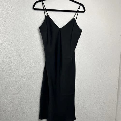 Women's Slip Dress A New Day Classic Black Size S
