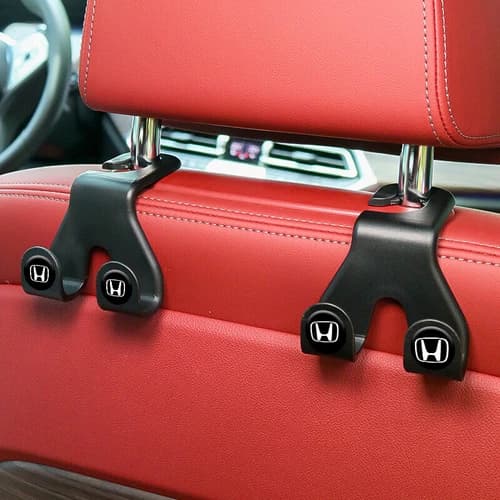 2PCS Car Seat Back Hooks Hanger Interior Accessories Bag Holder Hook Fit Honda