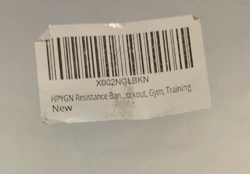 EXERCISE BANDS/HPYGN Resistance Bands Set w/Handles Ankle Straps Door Bag & Book