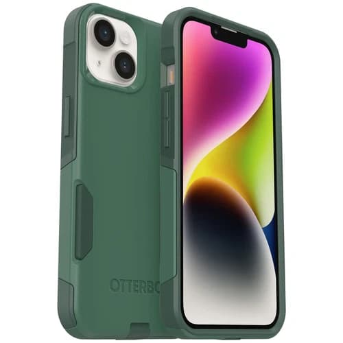 OtterBox iPhone 14 & iPhone 13 Commuter Series Case - TREES COMPANY (Green)