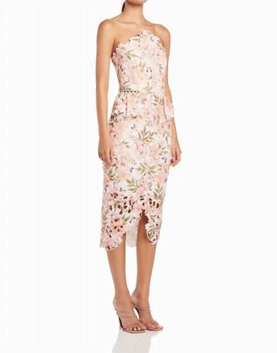 Elliatt Sybil Midi Dress Pink Multi