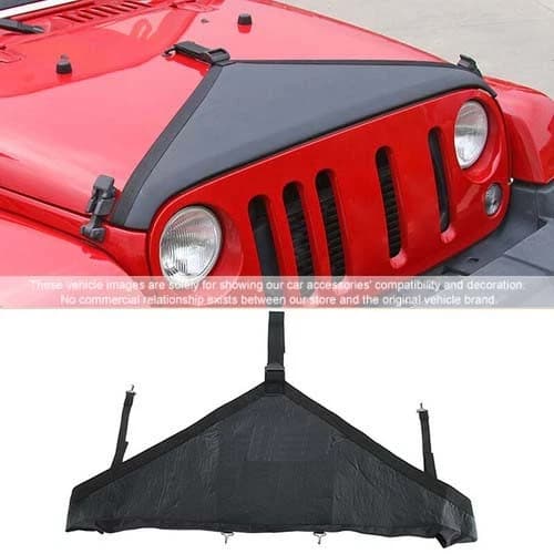 Engine Hood Bra Bonnet Cover Protect for Jeep Wrangler JK 2007-2017 Accessories