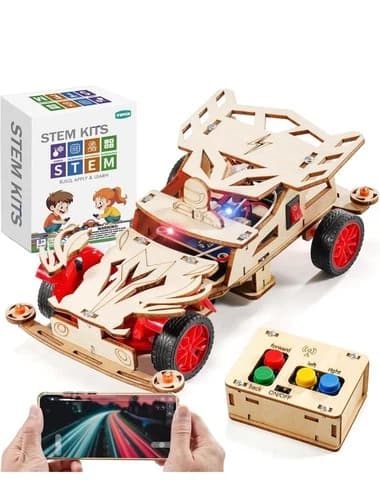 STEM Kits for Kids Ages 8-10, Remote Control Car Model Building Kit for Boys 8-1