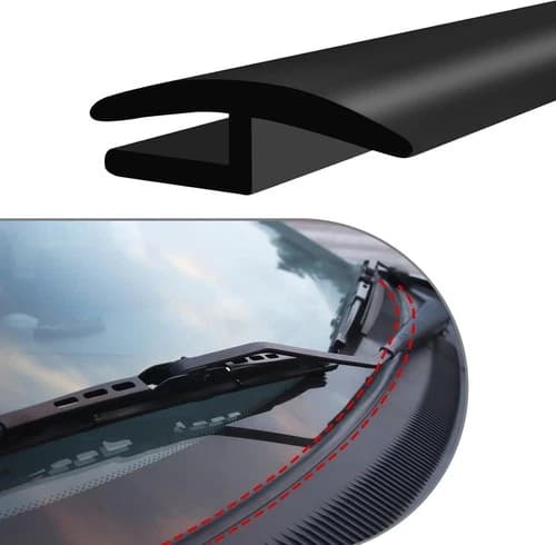 6ft For Mitsubishi Accessories Car Windshield Cowl Edge Seal Strip Molding Trim