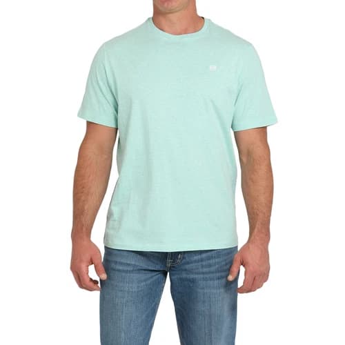 Cinch Men's Blue Heather Short Sleeve T-Shirt MTK1650004
