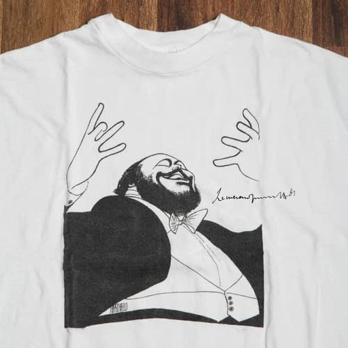 Rare Luciano Pavarotti Singer Gift For Fan S to 5XL Unisex T-shirt