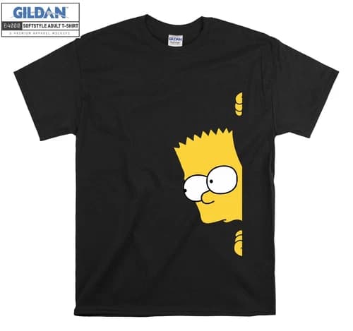 Bart The Simpsons Lovers Movie T-shirt funy T shirt Men Women Unisex Tshirt V169