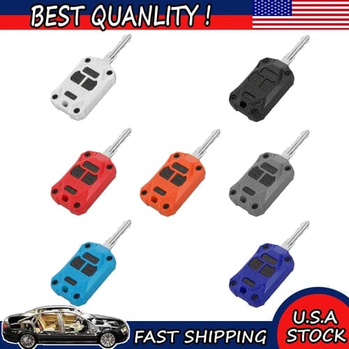 For JK Accessories Car Key Fob Case Cover for Jeep Wrangler JK 2007-2018