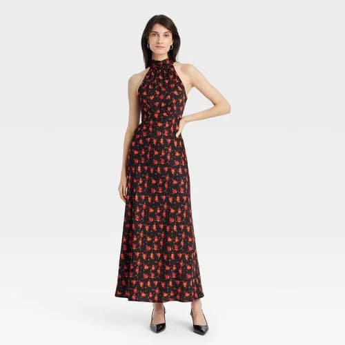 Women's Midi A-Line Dress - A New Day