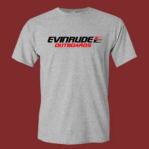 Evinrude Outboards Men's Grey Size S-5XL