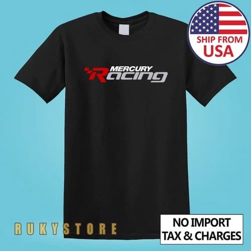 Mercury Racing Men's Black Size S-5XL