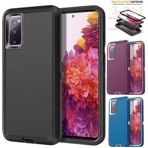 For Samsung Galaxy S20 FE 5G Case Heavy Duty Shockproof Rugged 3-Layer Cover