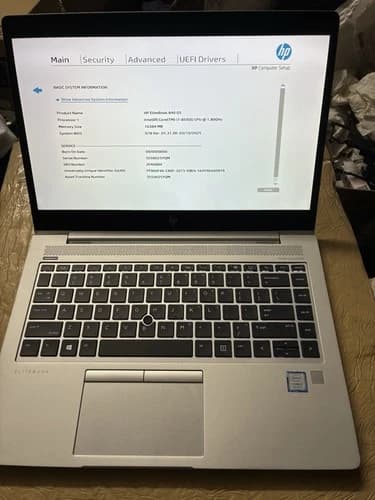 NEW LISTINGHP Elitebook 840 G5 i7 8th No RAM No SSD No Adapter SEE PHOTOS