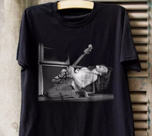 Rare Eddie Van Halen Guitarist Cotton Black Unisex T-shirt S-5XL