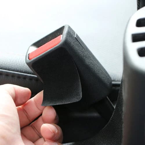 2× Vehicle Car Interior Seat Belt Buckle Anti-collision Sticker Pad Accessories
