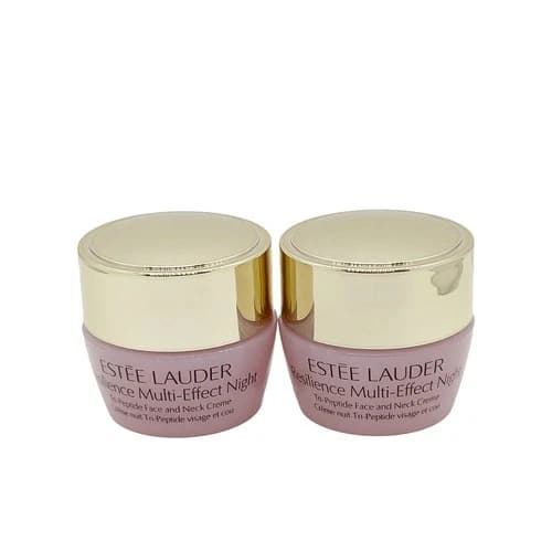 2x Estee Lauder Resilience Multi-Effect Night Tri-Peptide Face/Neck 0.24oz/7ml