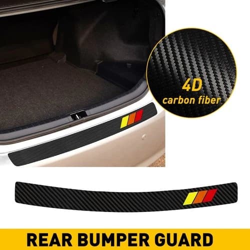 For Toyota Rear Sticker Bumper Trunk Guard Trim Protector Cover Car Accessories