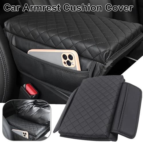 Car Accessories Auto Armrest Cushion Cover Center Console Box Pad Protector US