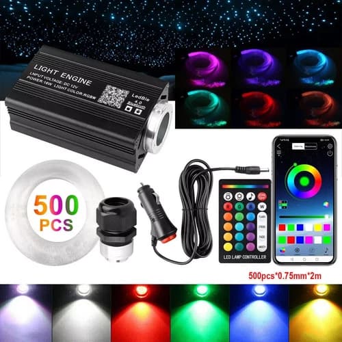 500pc Car Home Headliner Star Light kit Roof Ceiling Lights Fiber Optic