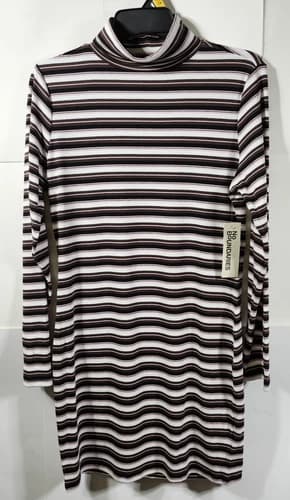 No Boundaries Women’s Striped Dress Size L Long Sleeve NEW