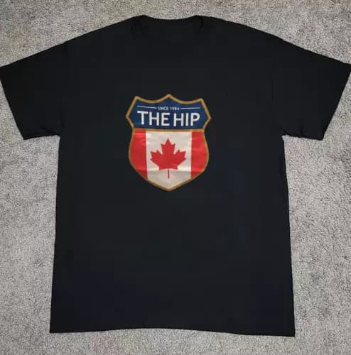 The Tragically Hip Band Tour Collection Black All Size T-Shirt OM746
