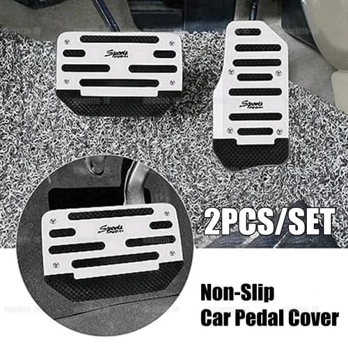 2x Car Universal Non-Slip Automatic Gas Brake Foot Pedal Pad Cover Accessories