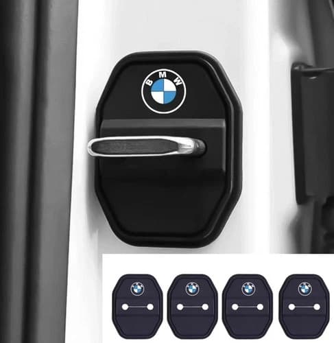 4PCS Car Door Lock Latches Cover for BMW Car Door Guard Lock Car Accessories