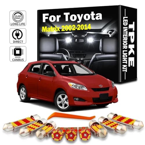 Canbus LED Interior Dome Light Kit For Toyota Matrix 2002-2014 Car Accessories
