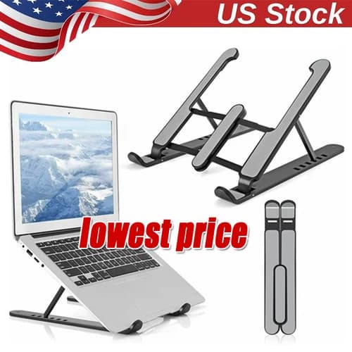 Portable Laptop Stand Adjustable Foldable Notebook Tablet Holder Computer Desk